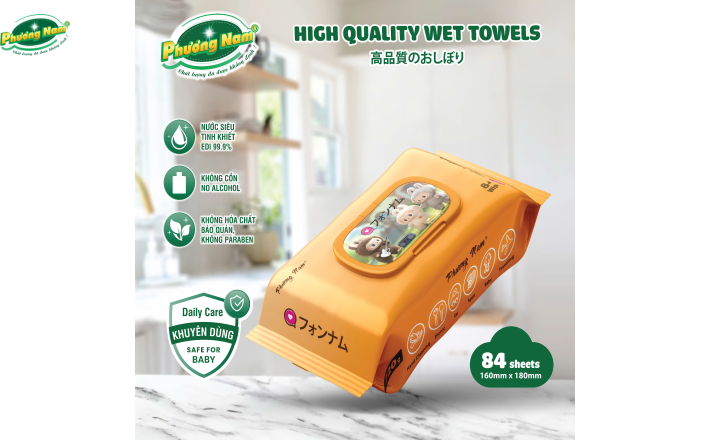 Khăn Giấy Ướt Labubu 84 tờ